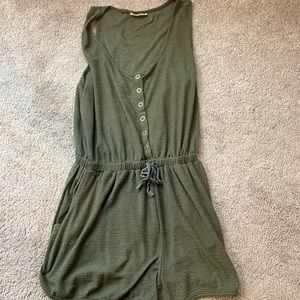 Small, green romper
